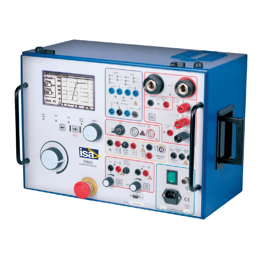 Ensayo de resistencia de contacto y devanado con microhmímetro.