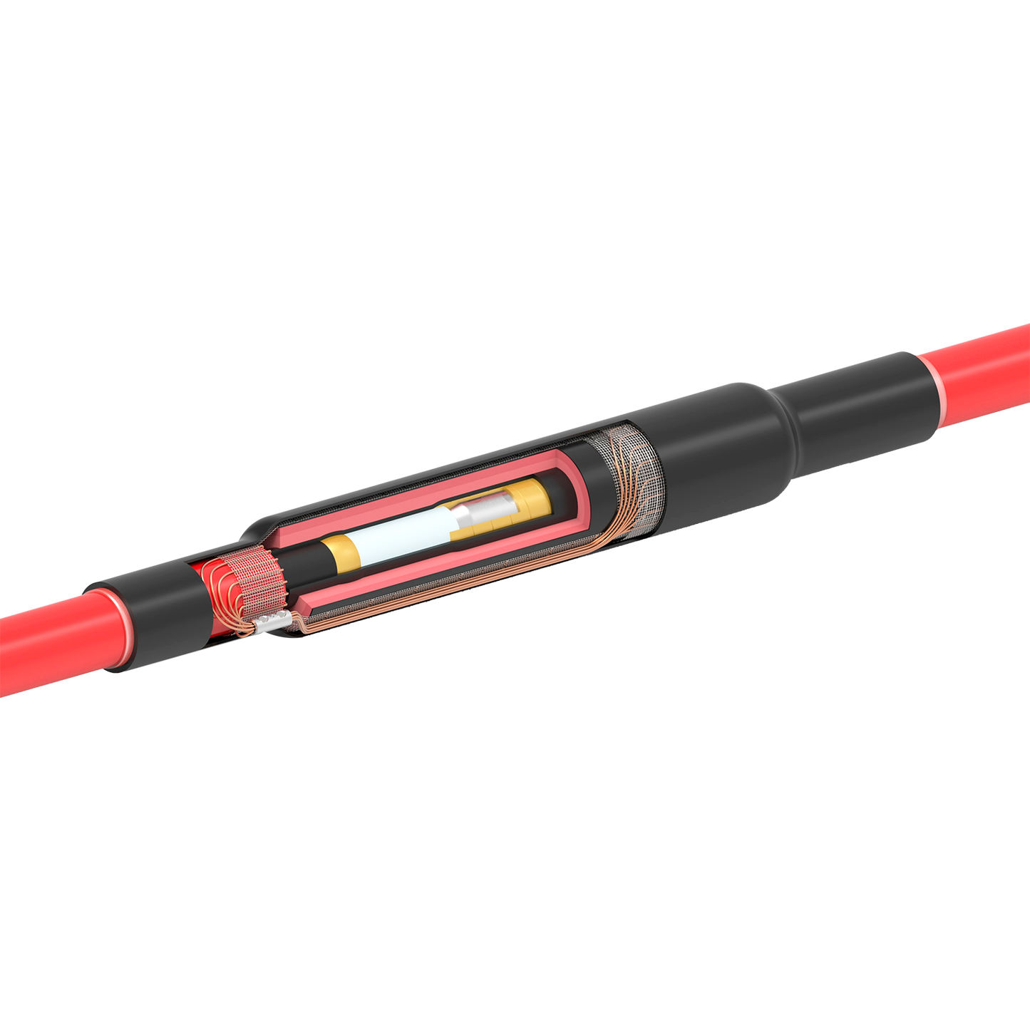Elaboración de Mufas para Cables de Media Tensión – Terminal exterior empalme de unión 15 kV